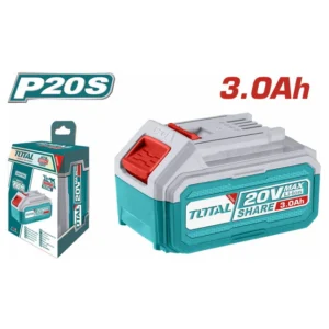 Thông tin sản phẩm Pin Total TFBLI2030 20V 3.0Ah cung cấp nhiều năng lượng hơn và thời gian hoạt động lâu hơn cho việc vận hành hiệu quả các dụng cụ không dây Total. Nhờ công nghệ lithium-ion, nó đảm bảo hiệu suất ổn định mà không có hiệu ứng bộ nhớ, trở thành lựa chọn lý tưởng cho các chuyên gia và người dùng thường xuyên. Thiết kế nhỏ gọn và tiện dụng cho phép dễ dàng lắp đặt và tháo gỡ, là lựa chọn hoàn hảo cho những người tìm kiếm sự cân bằng giữa trọng lượng và công suất. Các tính năng chính: Pin lithium-ion hiệu suất cao Điện áp 20V và dung lượng 3.0Ah Nó cung cấp thời gian sử dụng lâu hơn so với pin 2.0Ah. Khá nhẹ so với dung tích của nó. Hiệu năng ổn định và tuổi thọ cao Sạc nhanh không bị ảnh hưởng bởi hiệu ứng bộ nhớ Tương thích với tất cả các dụng cụ Total 20V. Thông số kỹ thuật: Loại: Pin lithium-ion Điện áp: 20 vôn Dung lượng: 3.0Ah Tương thích: Tất cả các dụng cụ hoạt động bằng pin 20V. Pin Lithium-ion 20V 3.0Ah Total TFBLI2030 Tổng cộng