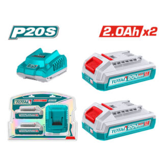 Bộ 2 Pin 2.0Ah và 1 Sạc Total TFBCPK2212