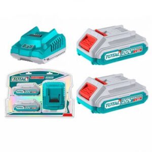 Bộ 2 Pin 2.0Ah Và Sạc 20V Total TFBCPK1222