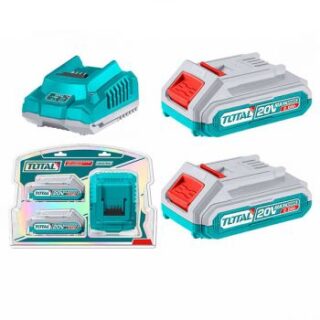 Bộ 2 Pin 2.0Ah Và Sạc 20V Total TFBCPK1222