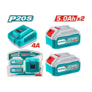 Bộ 2 Pin 5.0Ah và 1 Sạc nhanh Total TFBCPK2513