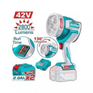 Đèn Led dùng pin 42V Total TWLI42896