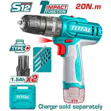 Máy khoan búa dùng pin 12V (không kèm sạc) Total TIDLI12206