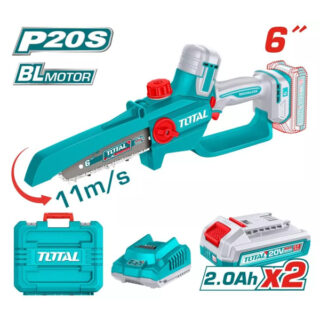 Máy cưa xích 6" dùng pin 20V Total TGSLI20662 (2 pin 2.0Ah, 1 Sạc)
