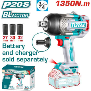 Máy siết bu lông 3/4" dùng pin 20V Total TIWLI201351