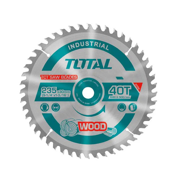 300mm-12-luoi-cua-go-hop-kim-tct-40-rang-total-tac2311525t-1720411021 300mm Lưỡi cưa gỗ hợp kim TCT 40 răng Total TAC2311525T