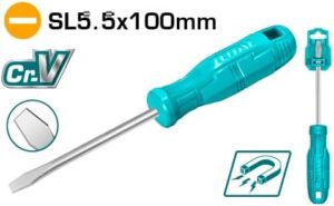 Tua vít dẹp 5x100mm Total THTDC2146