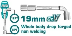 Chìa vặn góc L 19mm THWL1906 TOTAL