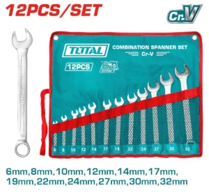 Bộ cờ lê vòng miệng 12 chi tiết Total THT1022122 6-32mm