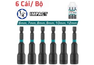 6-12mm Bộ mũi bắn tôn 6 chi tiết 1/4" Total TAC2765061