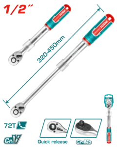 TAY VẶN MỞ RỘNG 1/2 INCH DÀI 320- 450MM TOTAL THT106128L