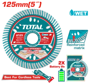 Đĩa cắt gạch siêu mỏng 125mm Total TAC061251