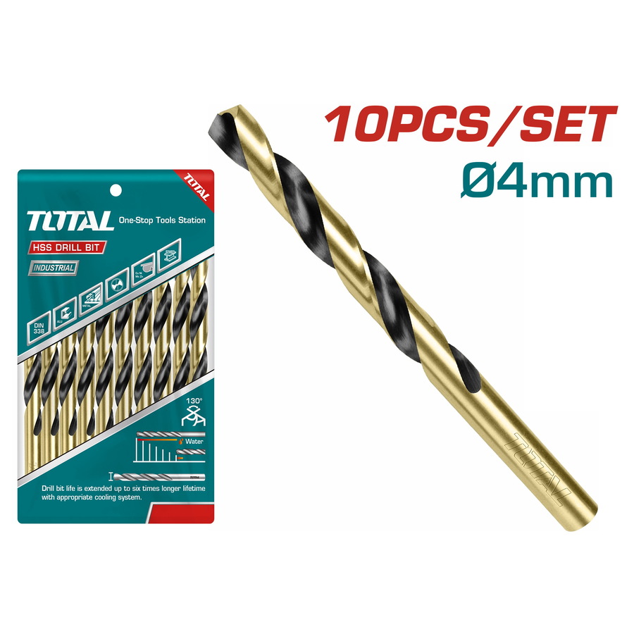 TAC100403 4.0mm Mũi khoan sắt Total TAC100403