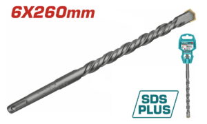 6x260mm Mũi khoan bê tông chuôi gài Total TAC310604