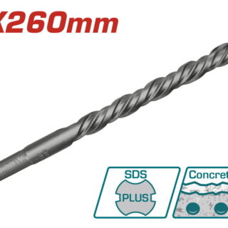 10x260mm Mũi khoan bê tông gài Total TAC311004