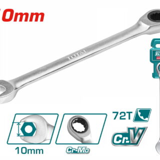 Cờ lê vòng miệng tự động hai chiều Total TCSPAR101 10mm