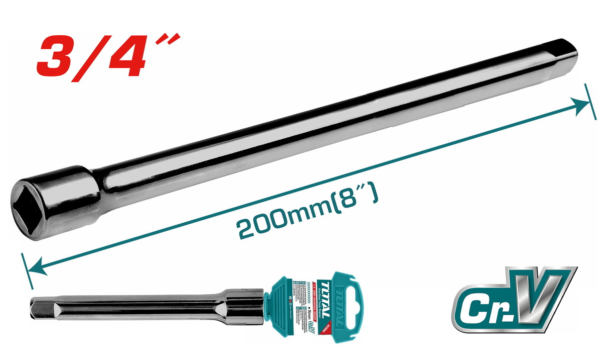 THEB34081 Thanh nối mở tuýp 3/4" Total THEB34081 200mm