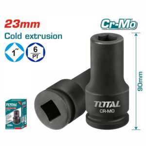 Đầu tuýp đen lục giác vuông 1 inch 23mm TOTAL THHISD0123L