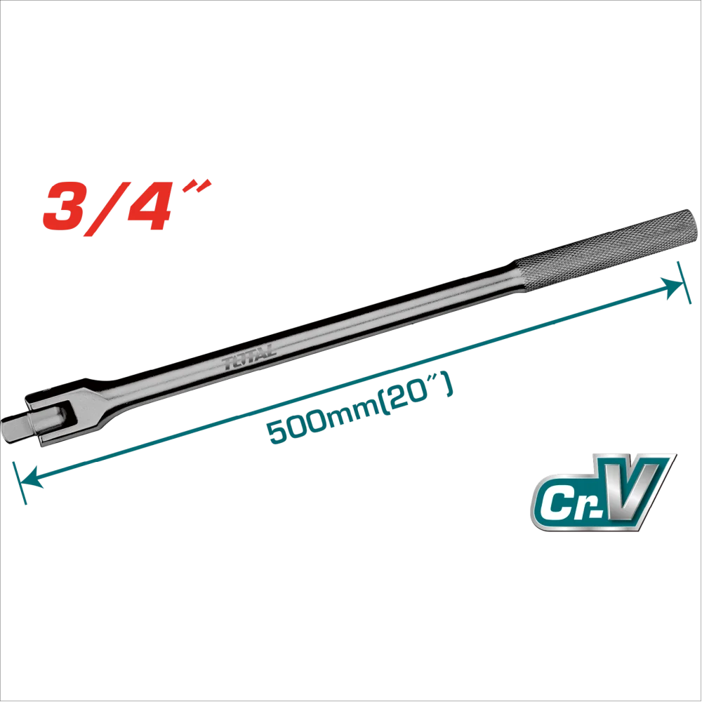 THTFX34201-1000x1000.png Cần nối đầu tuýp lắc léo 3/4" Total THTFX34201 500mm