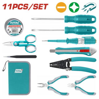 Bộ đồ nghề cho thợ điện 11 chi tiết Total TKETS0111