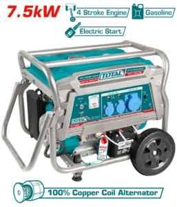 Máy Phát Điện Chạy Xăng Total 7.5KW TP175006