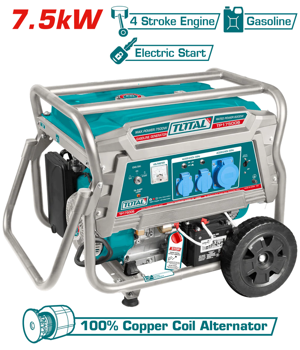 TP175006-_1_1000x Máy Phát Điện Chạy Xăng Total 7.5KW TP175006
