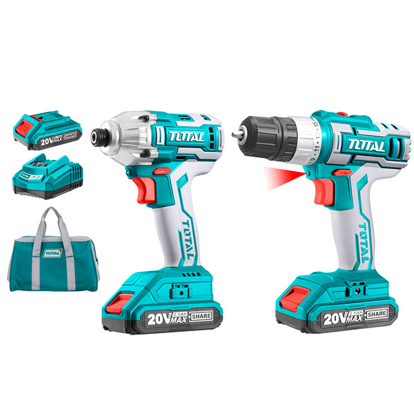 bo-2-may-van-vit-va-may-khoan-dung-pin-20v-total-tckli2006-1659679723 Bộ 2 máy vặn vít và máy khoan dùng pin 20V Total TCKLI2006