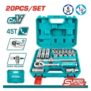 Bộ 20 đầu tuýp 1/2 inch THT121201
