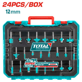 Bộ 24 mũi phay đuôi 12mm Total TACSR12412
