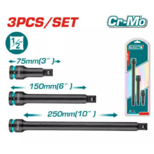 Bộ 3 thanh nối dài tác động DR. 1/2 inch Total THISEB12031