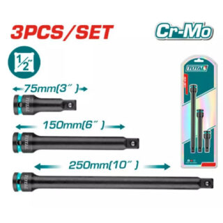 Bộ 3 thanh nối dài tác động DR. 1/2 inch Total THISEB12031