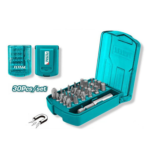 bo-30-mui-bat-vit-da-nang-25mm-total-tacsd10306-1699346384 Bộ 30 mũi bắt vít đa năng 25mm Total TACSD10306