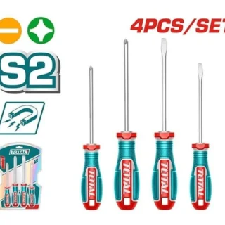 Bộ 4 Tua Vít Bake & Dẹp Total TKSDS0426
