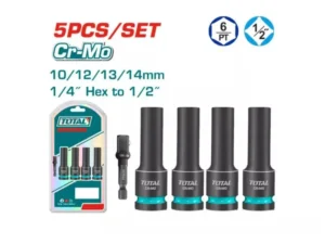 Bộ 5 đầu tuýp tác động sâu Dr. 1/2inch THKISD12052L