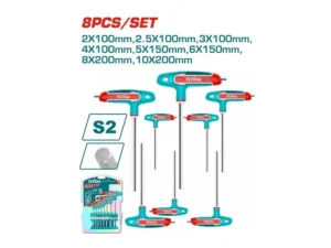 Bộ 8 chìa lục giác tay cầm chữ T Total THHW80816