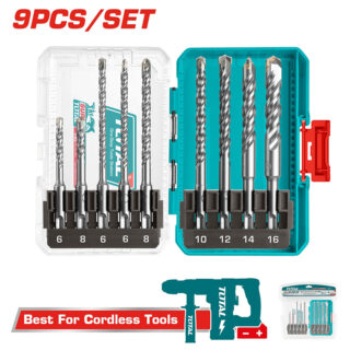 Bộ 9 mũi khoan bê tông SDS Plus Total TACSDL30906