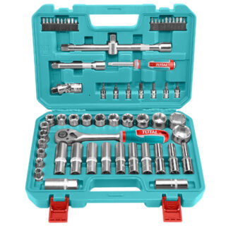 Bộ dụng cụ cơ khí 62 chi tiết Total THT121602