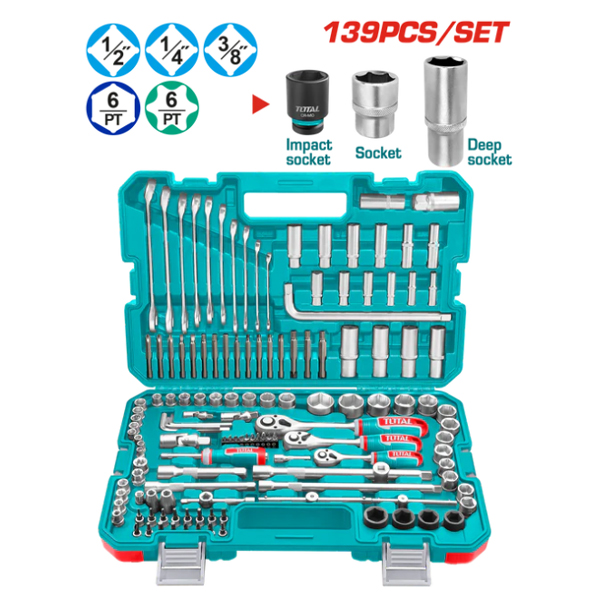 bo-dung-cu-co-khi-da-nang-139-mon-total-thkthp21396-1749627135 Bộ dụng cụ cơ khí đa năng 139 món Total THKTHP21396