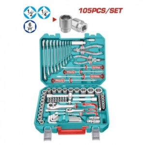 Bộ dụng cụ sửa chữa cơ khí 105 món Total THKTHP61057