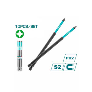 Bộ 10 mũi bắt vít PH2x250mm TACIM16PH2103 TOTAL