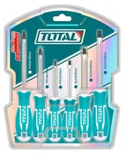 Bộ tuốc nơ vít (tô vít) 6 chi tiết Total THT250606
