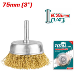 Chén cước (chổi cước) có cán 75mm Total TAC33031