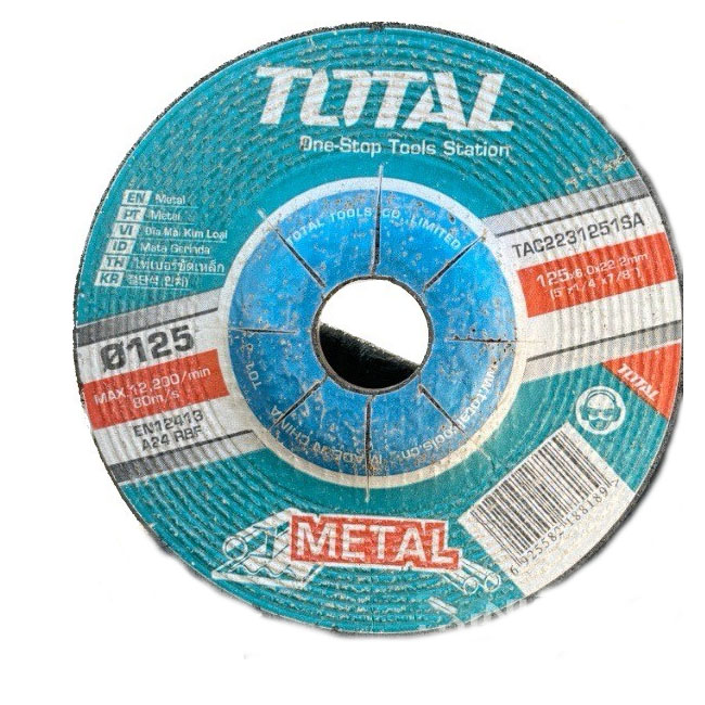 da-mai-kim-loai-total-tac2231251sa-5-125mm-1718160010 Đá mài kim loại Total TAC2231251SA 5" (125mm)
