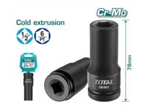 Đầu tuýp 13mm 1/2" Total THDIS12131L