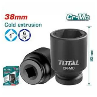 Đầu Tuýp đen 38mm Lục Giác Vuông 1 Inch Total THHISD0138L