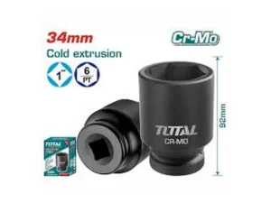 Đầu Tuýp đen Lục Giác Vuông 1 Inch 34mm Total THHISD0134L