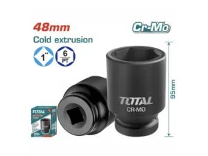 Đầu Tuýp đen Lục Giác Vuông 1 Inch 48mm Total THHISD0148L