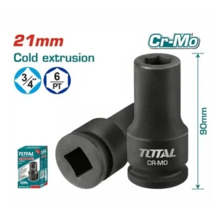 Đầu Tuýp Tác động 3/4inch 21mm Total THHISD3421L