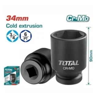 Đầu Tuýp Tác động 3/4inch 34mm Total THHISD3434L