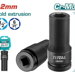 Đầu Tuýp Tác động Sâu 1/2 Inch 12mm Total THDIS12121L